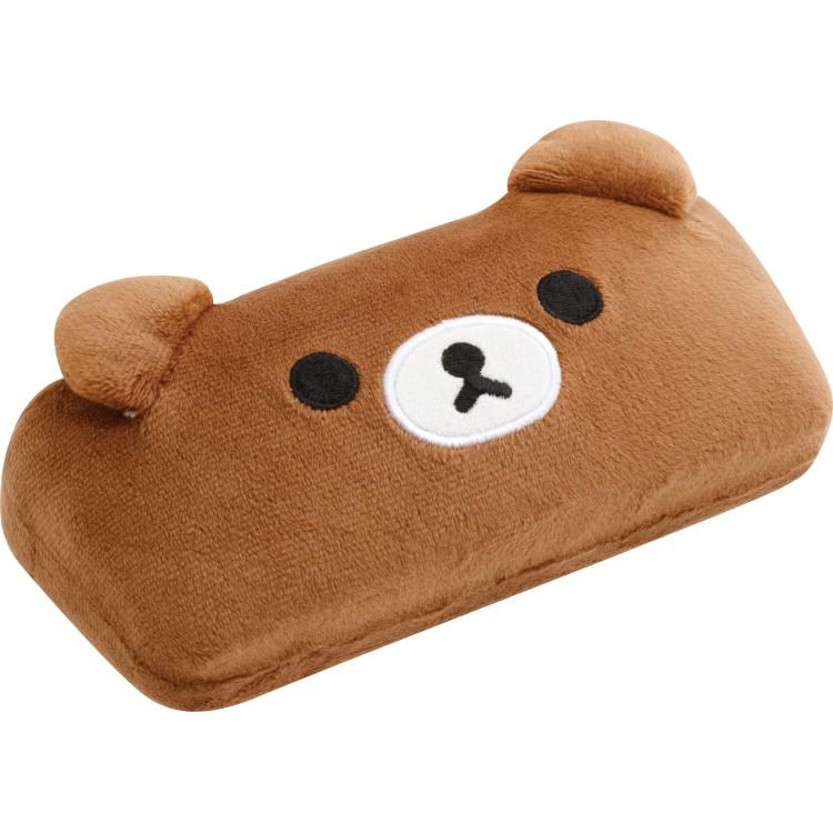 Chairoikoguma Plush Hard Glasses Case Brown San-X Japan 2025 Rilakkuma