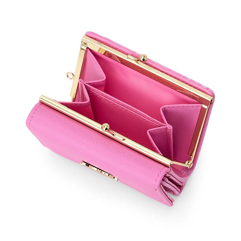 Hello Kitty Sunburn Clasp Trifold Wallet Pink Sanrio Japan 2025