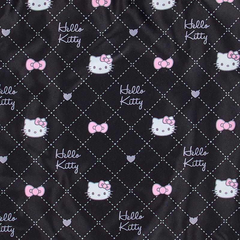 Hello Kitty Eco Shopping Tote Bag w/ Case Black Sanrio Japan 2025