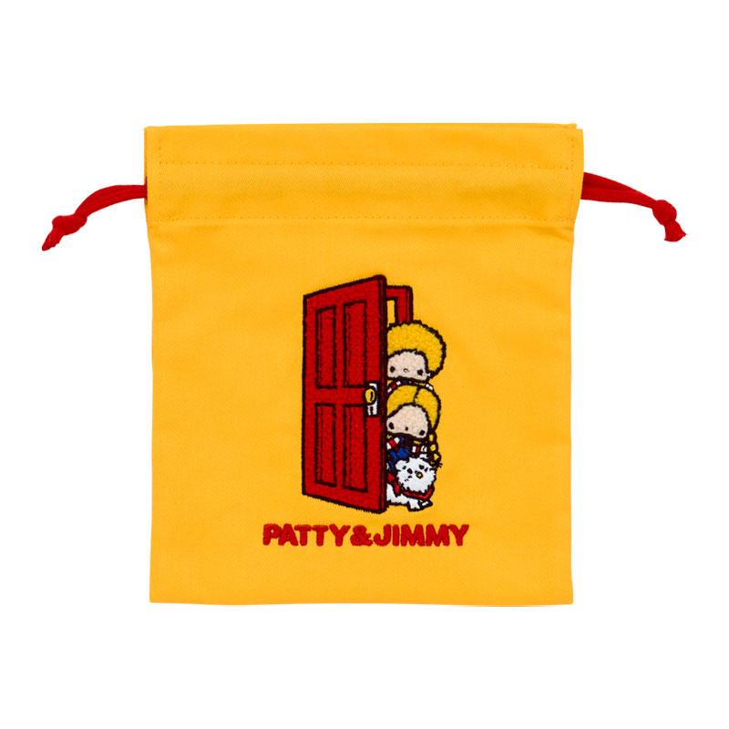 Patty & Jimmy Drawstring Pouch Sagara Embroidery Retro Sanrio Japan 2025