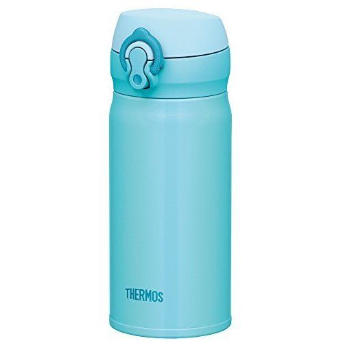 Thermos One-Touch Open Stainless Bottle Tumbler 350ml Sky Blue Japan JNL-352