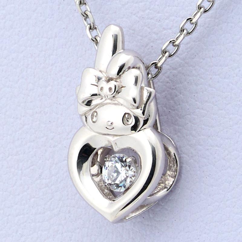 My Melody 50th Anniversary Necklace Silver Sanrio Japan 2025