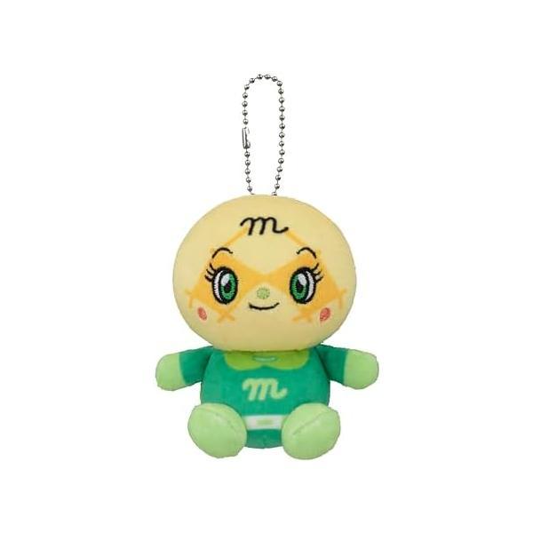 Melon panna Mochi Fluffy Marshmallow Plush Keychain Anpanman Japan