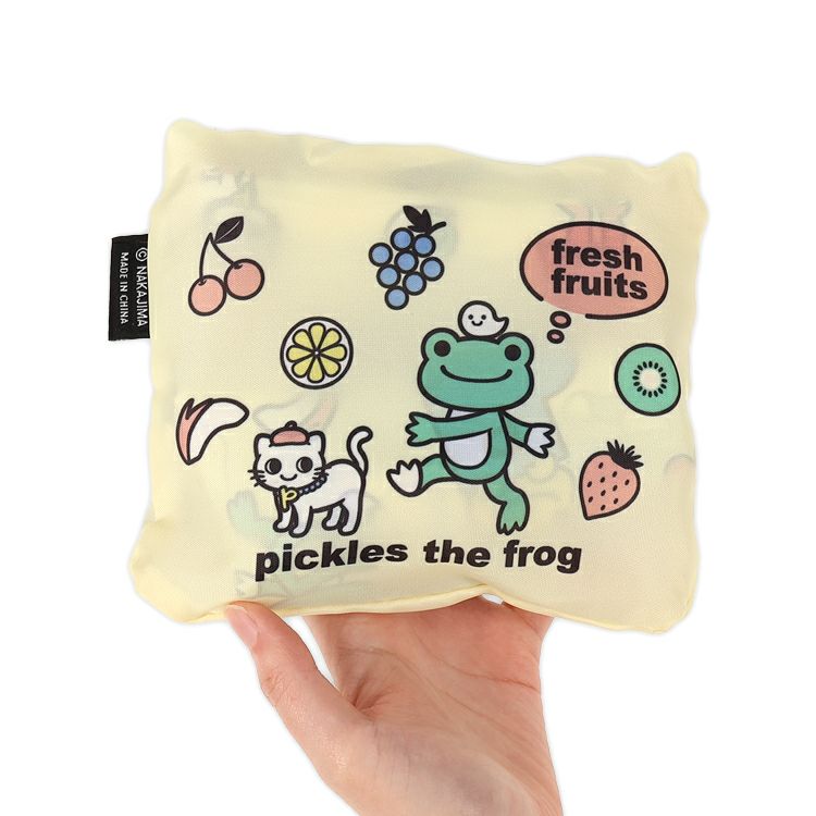 Pickles the Frog Eco Shopping Tote Bag always fruits Japan 2025