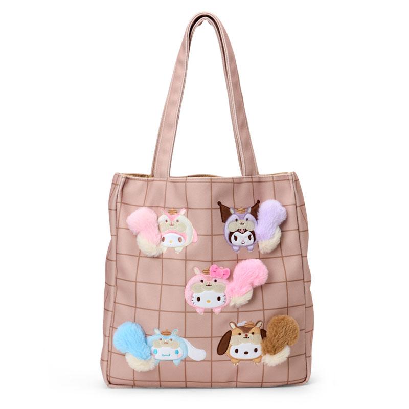 Sanrio Characters Tote Bag Fluffy Squirrel Japan 2025