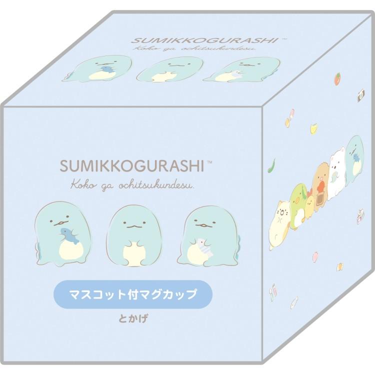 Sumikko Gurashi Tokage Lizard Mug Cup w/ Figure Blue San-X Japan 2025