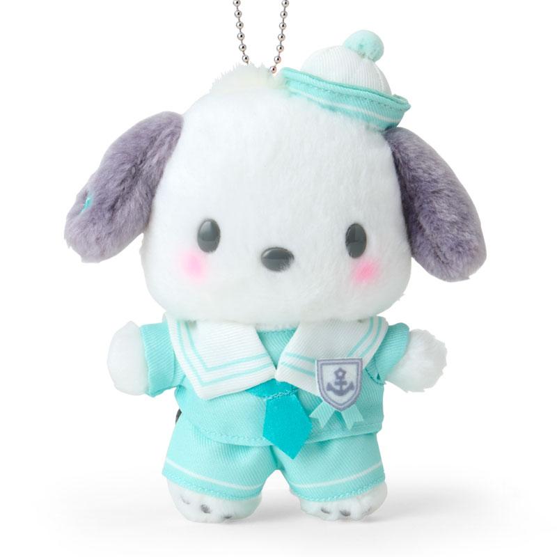 Pochacco Plush Mascot Holder Keychain Sailor Collar Sanrio Japan 2025