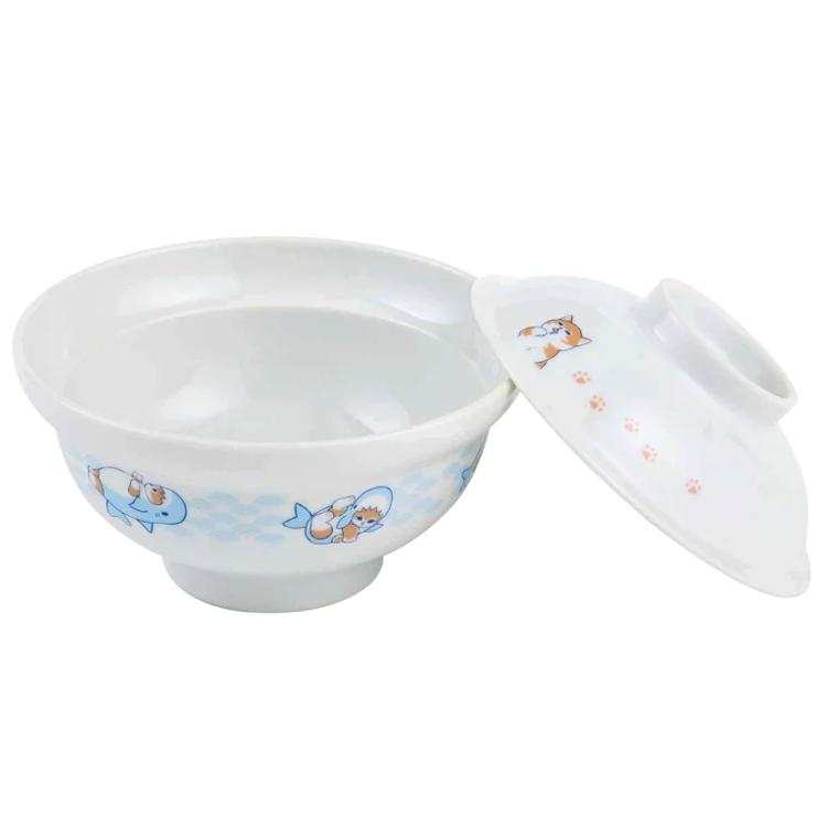 mofusand Cat Bowl with Lid Shark Japan