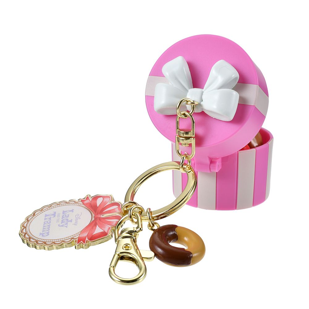 LADY AND THE TRAMP 70TH Keychain Key Holder Disney Store Japan