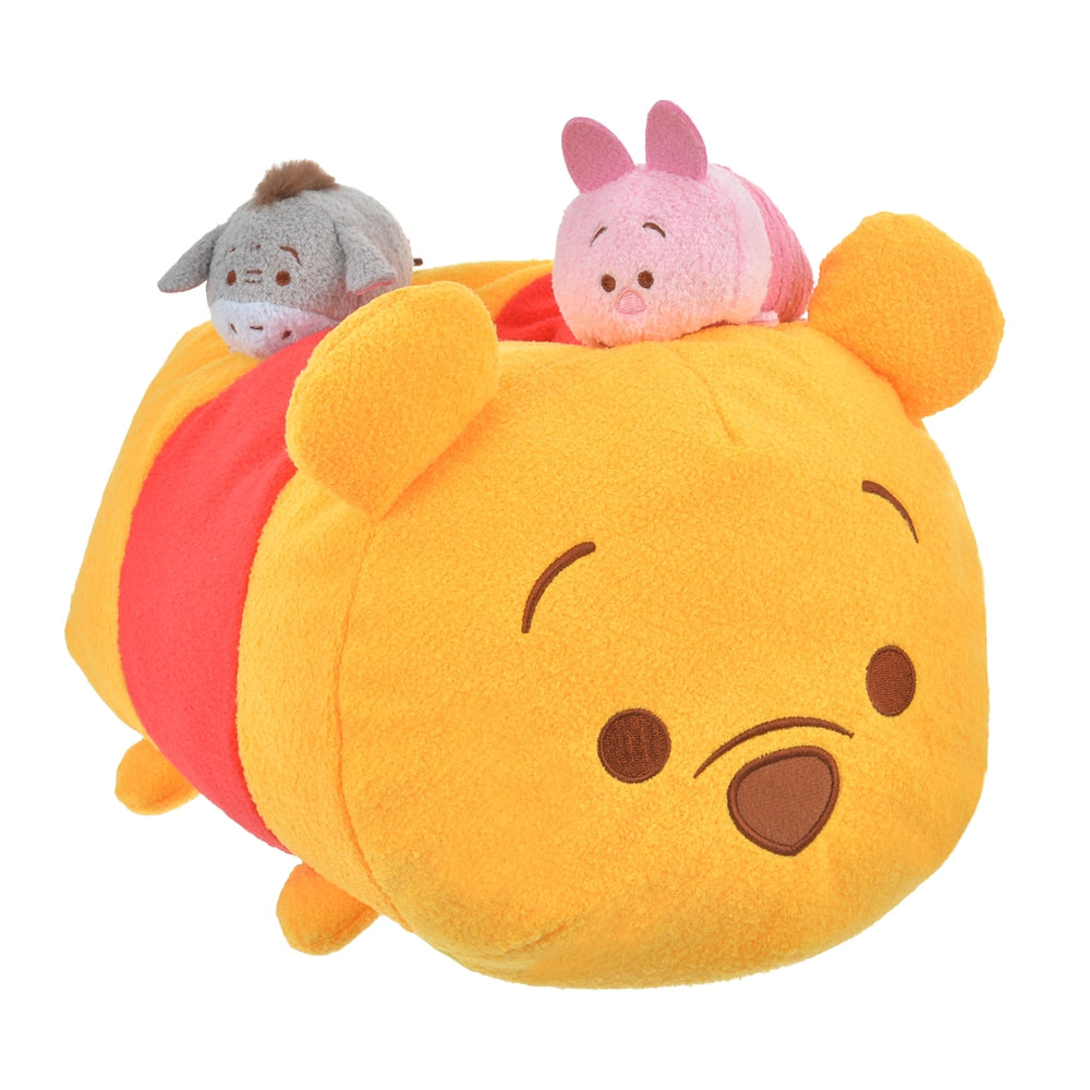 Winnie the Pooh Eeyore Piglet Tsum Tsum Plush Tissue Box Cover Disney Japan