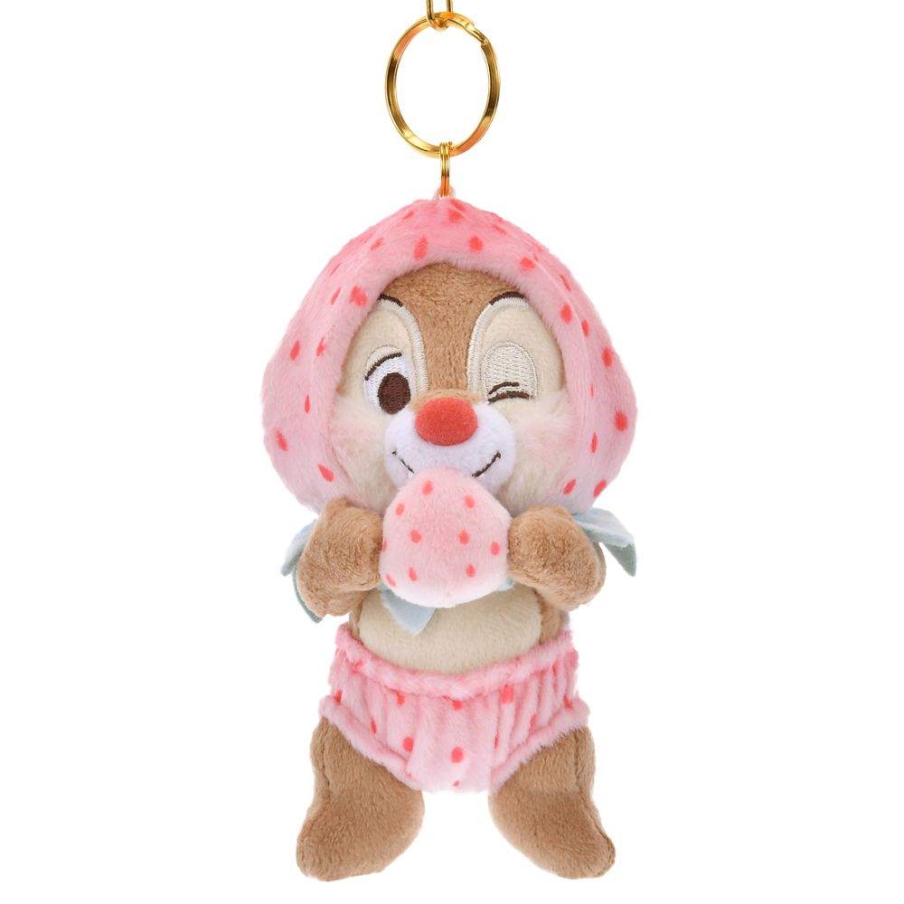 Dale Plush Keychain STRAWBERRY COLLECTION Disney Store Japan 2025