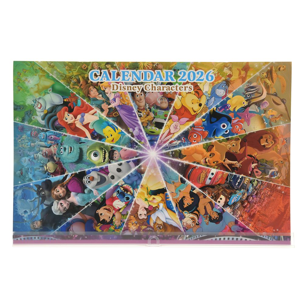 Disney characters Wall Calendar 2026 Disney Store Japan 2025
