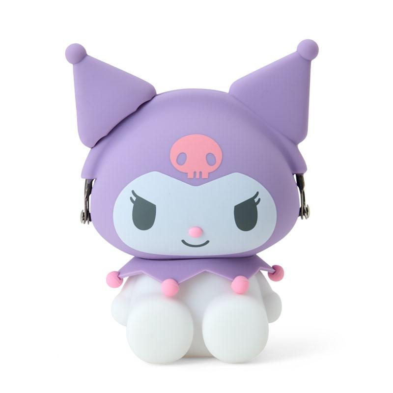Kuromi Silicone Pouch 3D POCHI Purple Sanrio Japan 2025