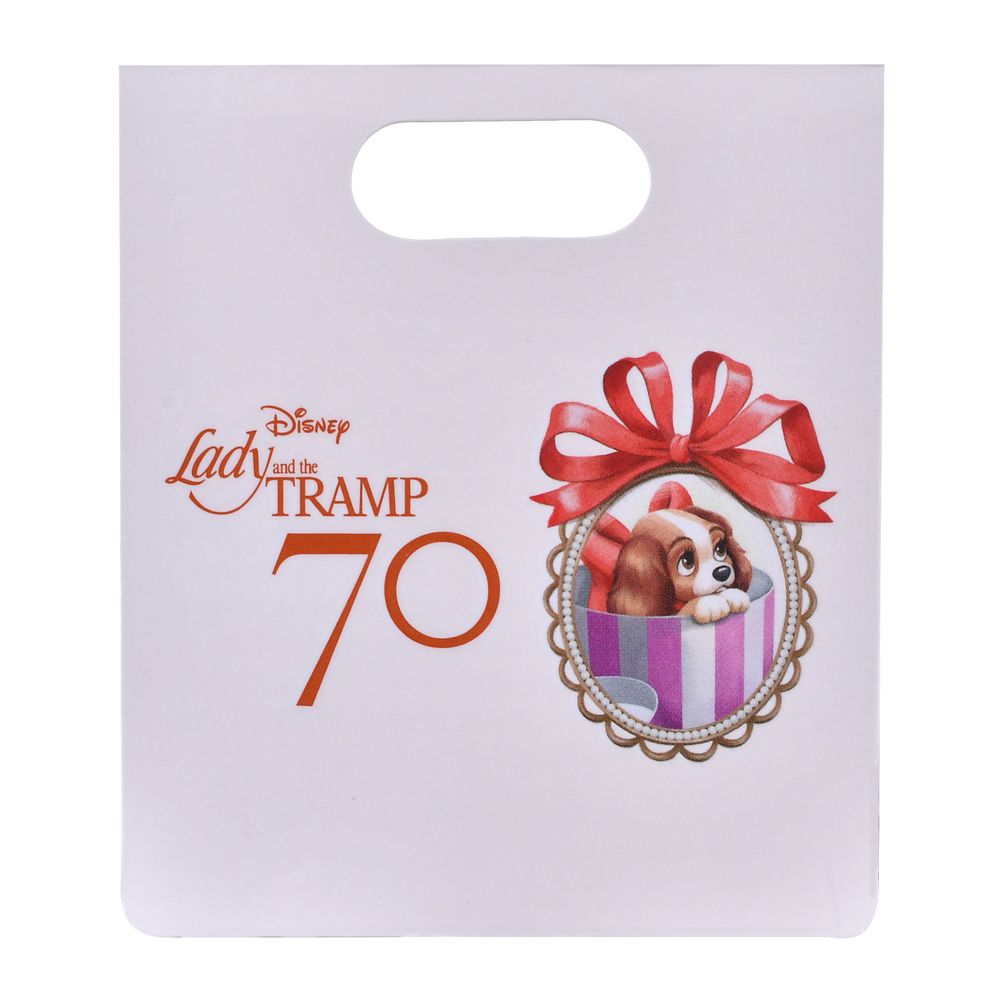 LADY AND THE TRAMP 70TH Keychain Key Holder Disney Store Japan