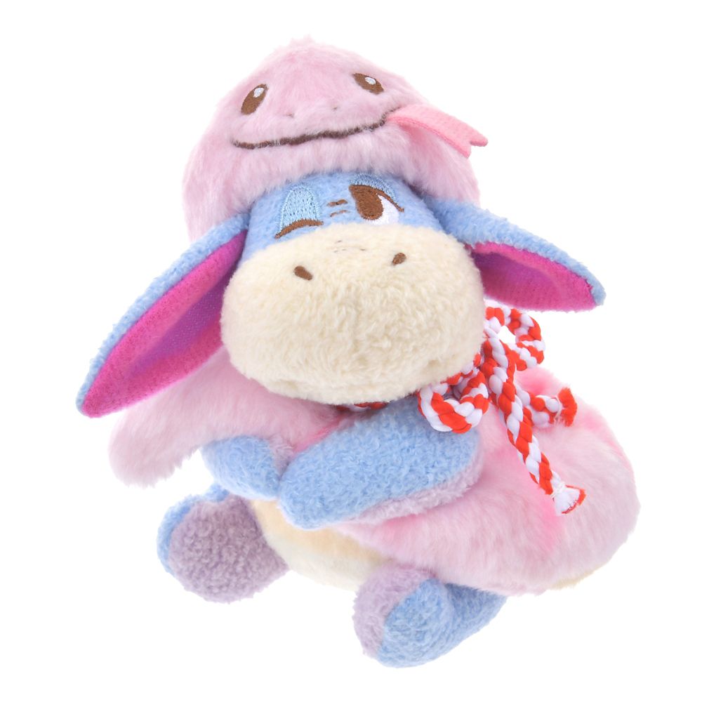 Eeyore Plush Keychain ETO POOH 2025 Disney Store Japan New Year Snake