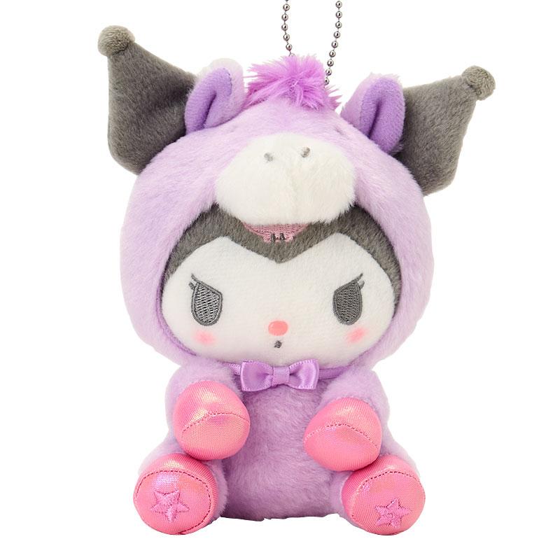 Kuromi Plush Mascot Holder Keychain Horse Eto Sanrio Japan New Year 2026