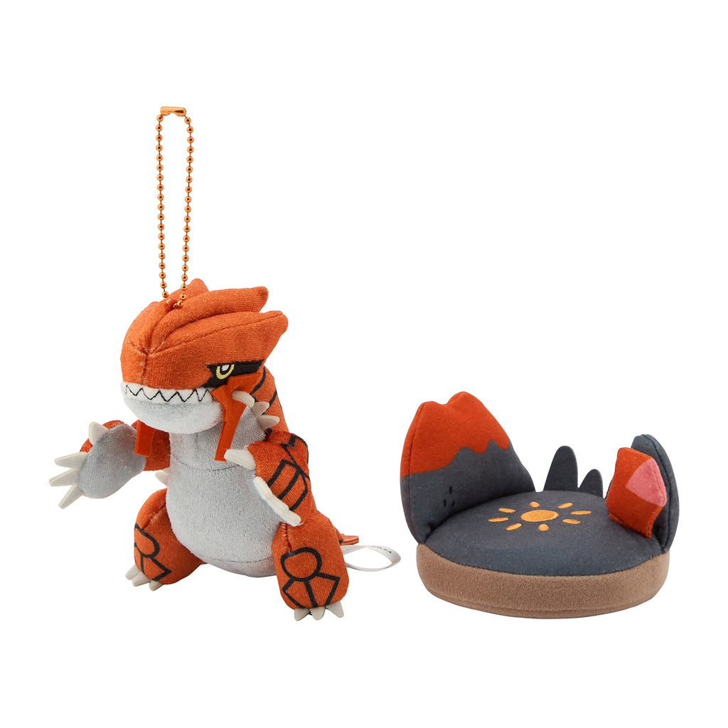 Groudon Plush Keychain with Field OTENKI TEAM Pokemon Center Japan 2025