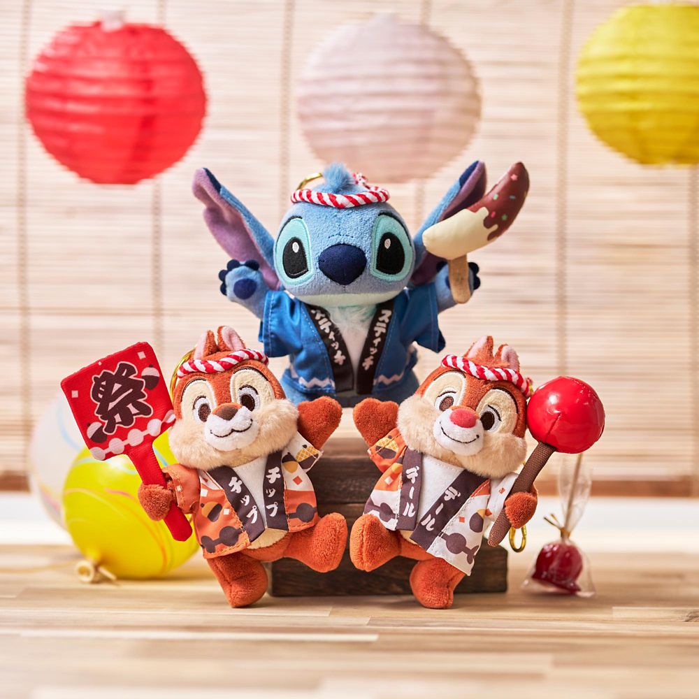 Chip Plush Keychain Japanese Matsuri Disney Store Japan 2025