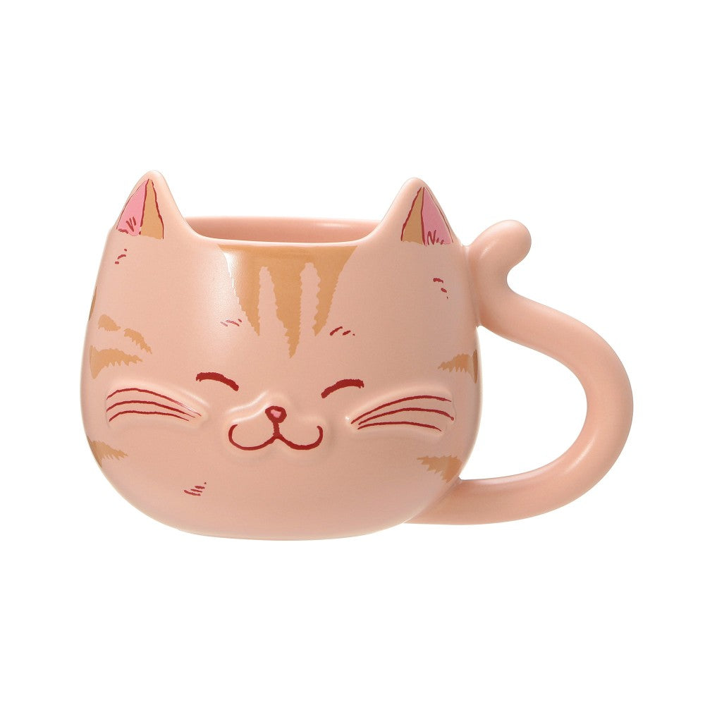 Starbucks Japan Valentine's Day 2025 Mug Cup Cat Face Beige 355ml