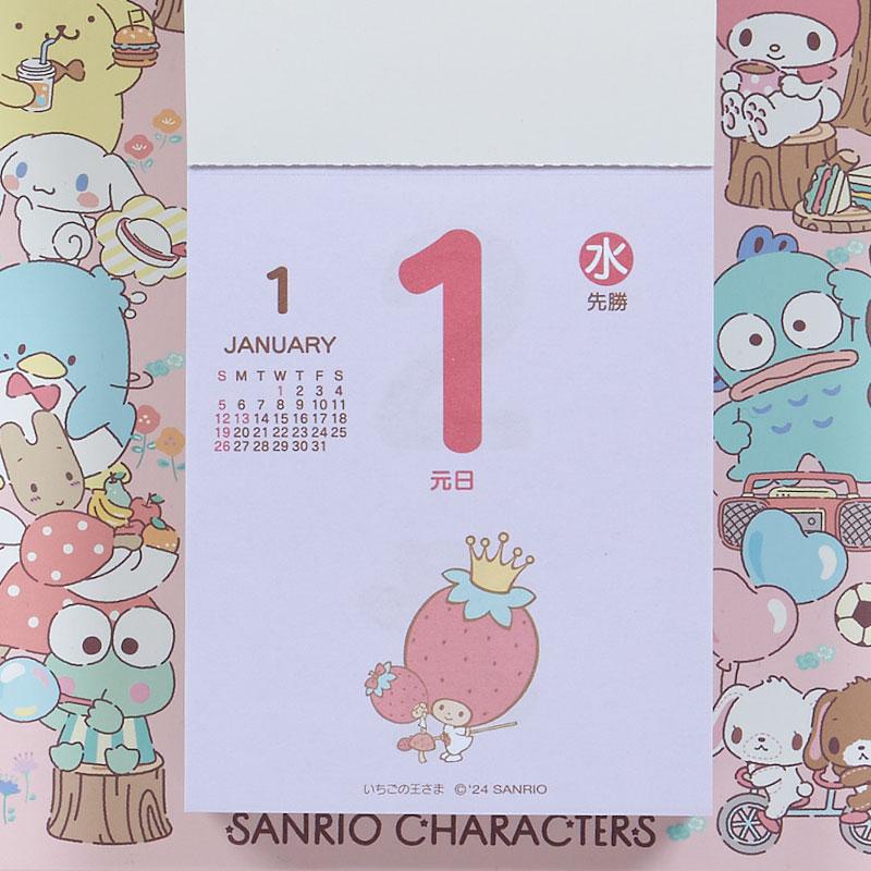 Sanrio Character Wall Calendar 2025 Daily Japan