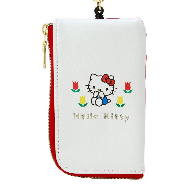 Hello Kitty Key & Pass Card Pouch Flower Sanrio Japan 2024