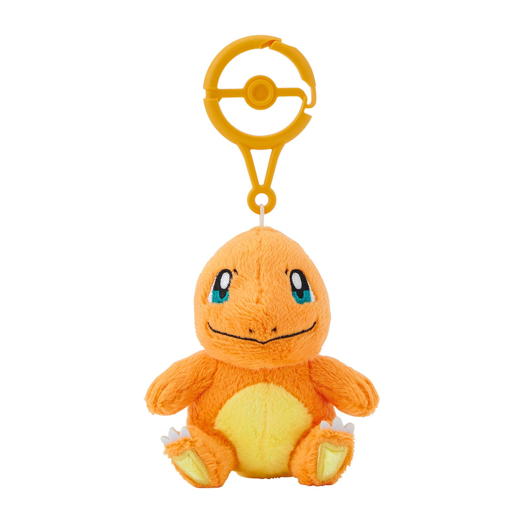 Charmander Hitokage Plush Keychain with Carabiner Pokemon Center Japan 2024