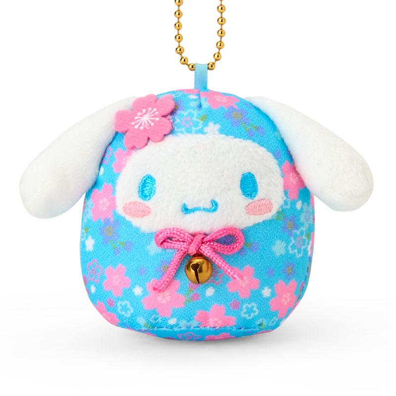 Cinnamoroll Plush Mascot Holder Keychain Daruma Sakura Sanrio Japan 2025