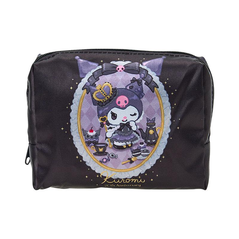 Kuromi Satin Eco Shopping Tote Bag Black Sanrio Japan 2025