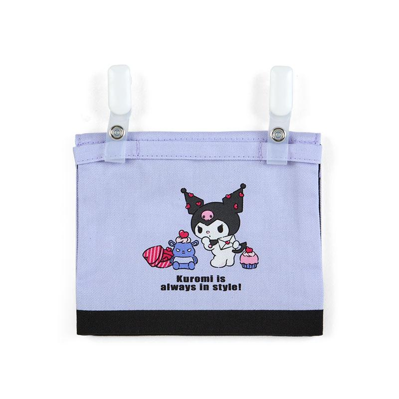 Kuromi Kids Pocket Pouch Purple Sanrio Japan