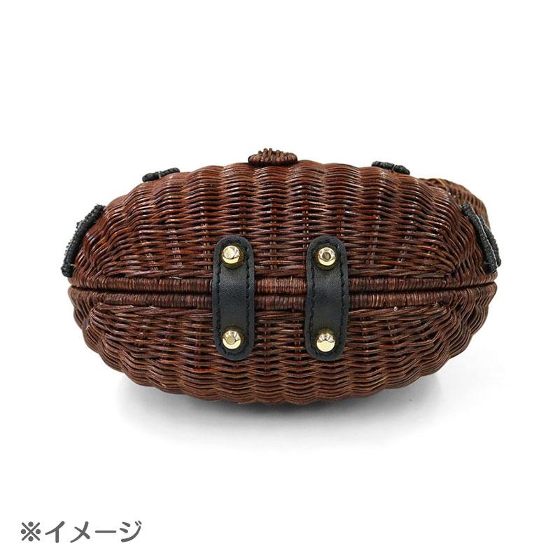 Hello Kitty Rattan Shoulder Bag Natural Sanrio Japan