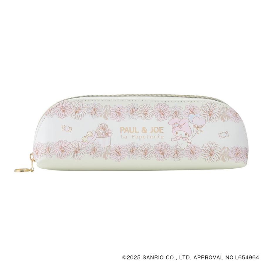 My Melody Pen Case Pencil Pouch White PAUL & JOE Sanrio Japan 2025