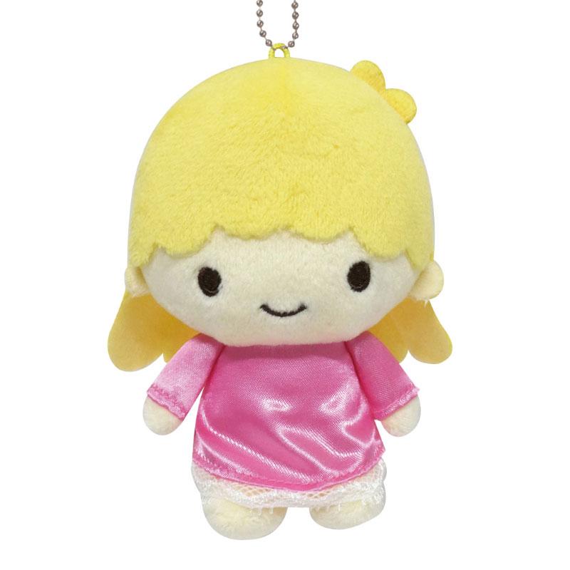 Little Twin Stars Kiki Lala Plush Mascot Keychain Vintage Retro Sanrio Japan