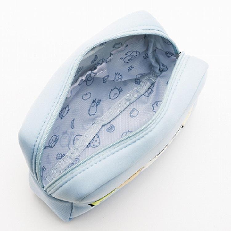 Sumikko Gurashi Square Pouch Applique Blue Okiniiri San-X Japan 2025