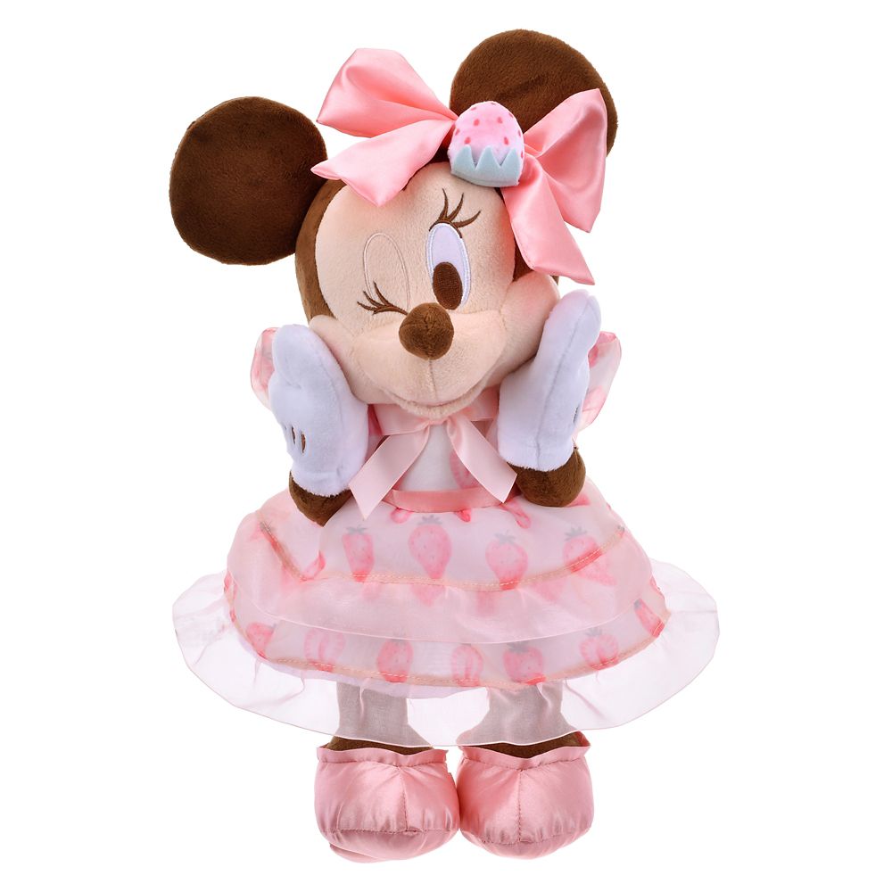 Minnie Plush Doll STRAWBERRY COLLECTION Disney Store Japan 2025