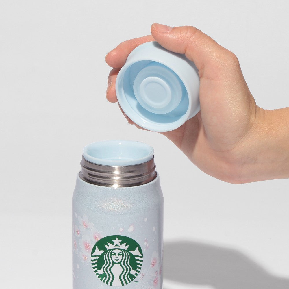 Starbucks Japan SAKURA 2025 Stainless Bottle Pale Blue 355ml Tumbler