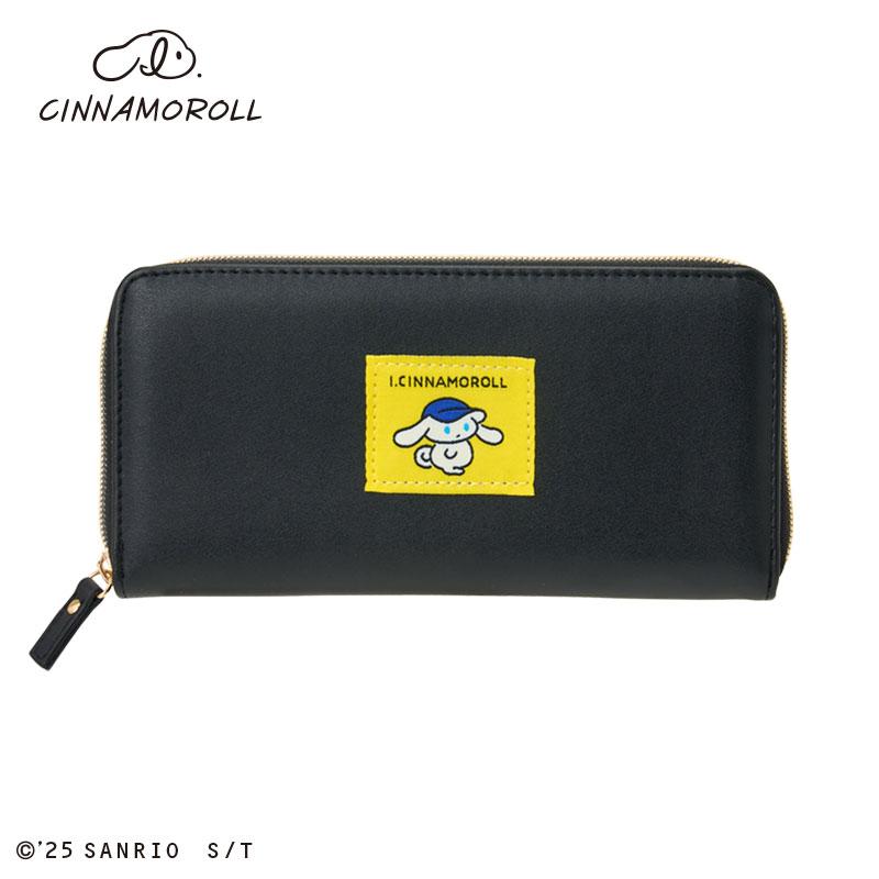 Cinnamoroll Long Wallet I.CINNAMOROLL Black Yellow Sanrio Japan 2025