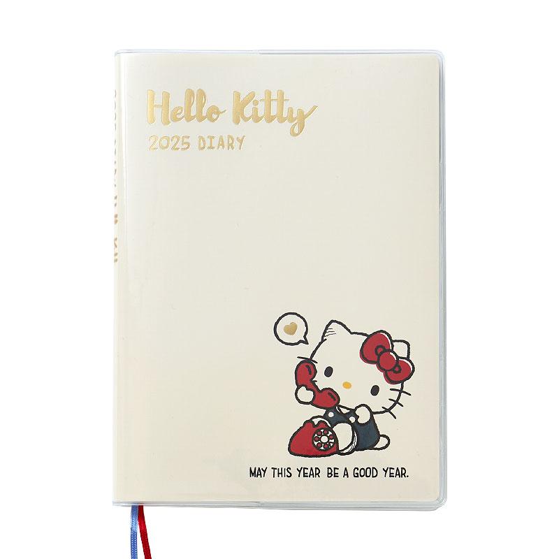 Hello Kitty 2025 Schedule Book B6 Weekly Block Sanrio Japan