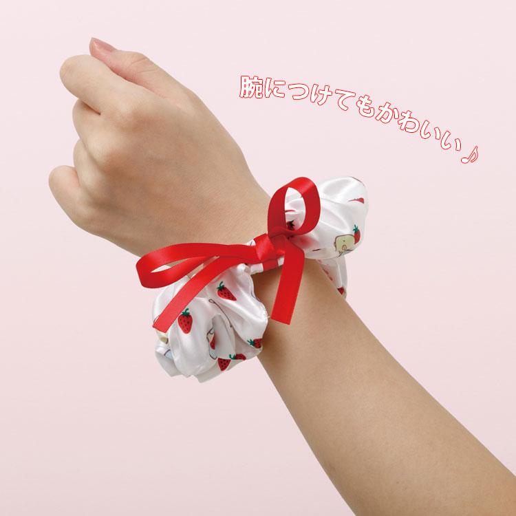 Sumikko Gurashi Scrunchy Ponytail Holder Strawberry Sakuma San-X Japan