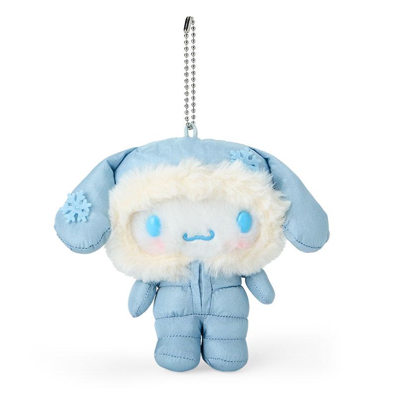 Cinnamoroll Plush Mascot Holder Keychain Fluffy Winter Sanrio Japan 2024