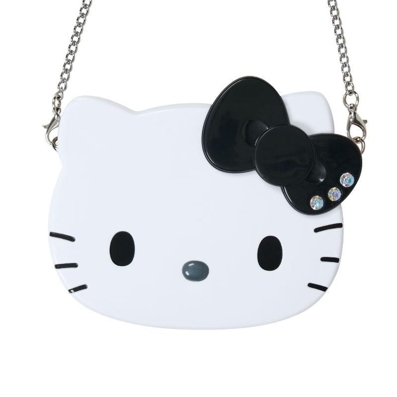 I Love Hello Kitty Mirror with Chain Black Sanrio Japan 2024