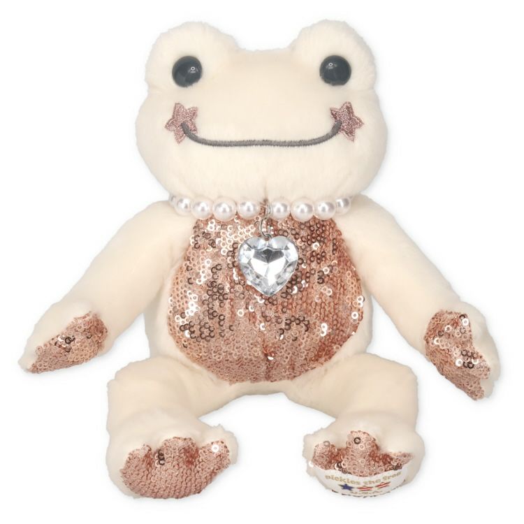 Pickles the Frog Bean Doll Plush USA JEWEL White Japan 2024