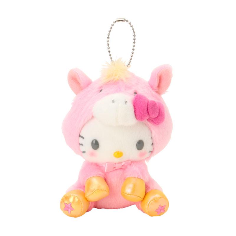 Hello Kitty Plush Mascot Holder Keychain Horse Eto Sanrio Japan New Year 2026