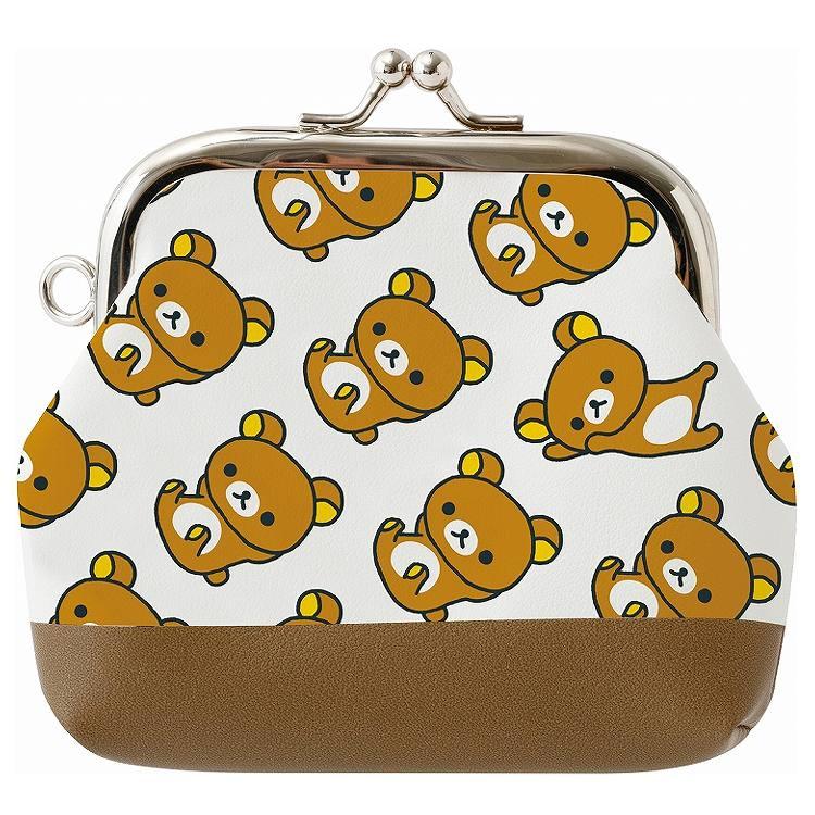 Rilakkuma Clasp Coin Case Pouch White San-X Japan 2025