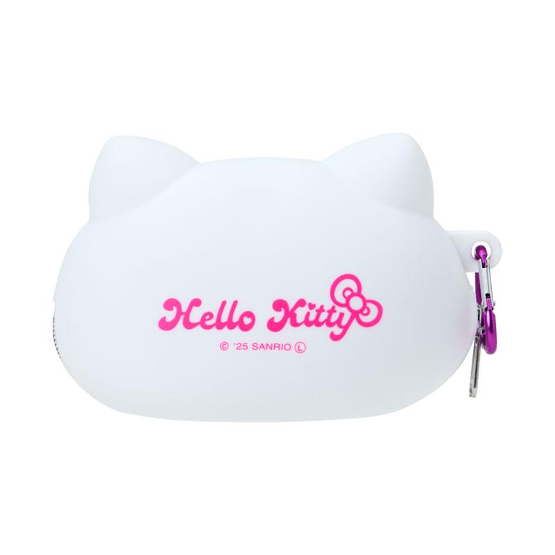 Hello Kitty Silicone Pen Case Pencil Pouch White Sanrio Japan 2025