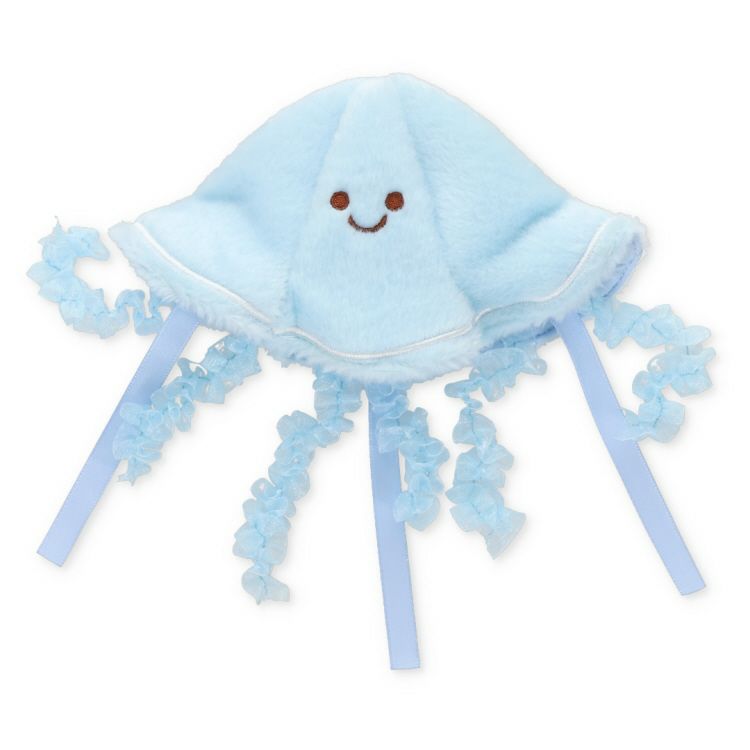 Pickles the Frog Costume for Bean Doll Plush Sea Friends Jellyfish Blue Japan