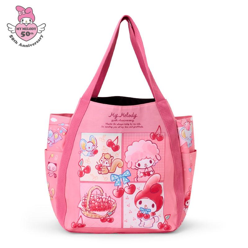 My Melody Print Tote Bag Cherry 50th Sanrio Japan 2025