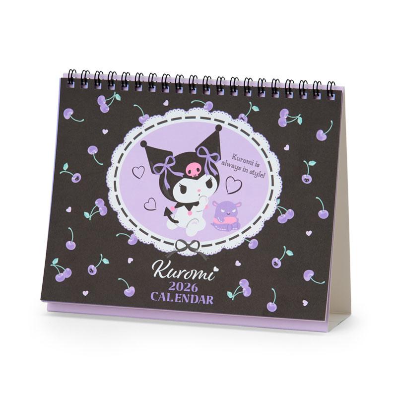 Kuromi Ring Calendar Desktop 2026 Sanrio Japan