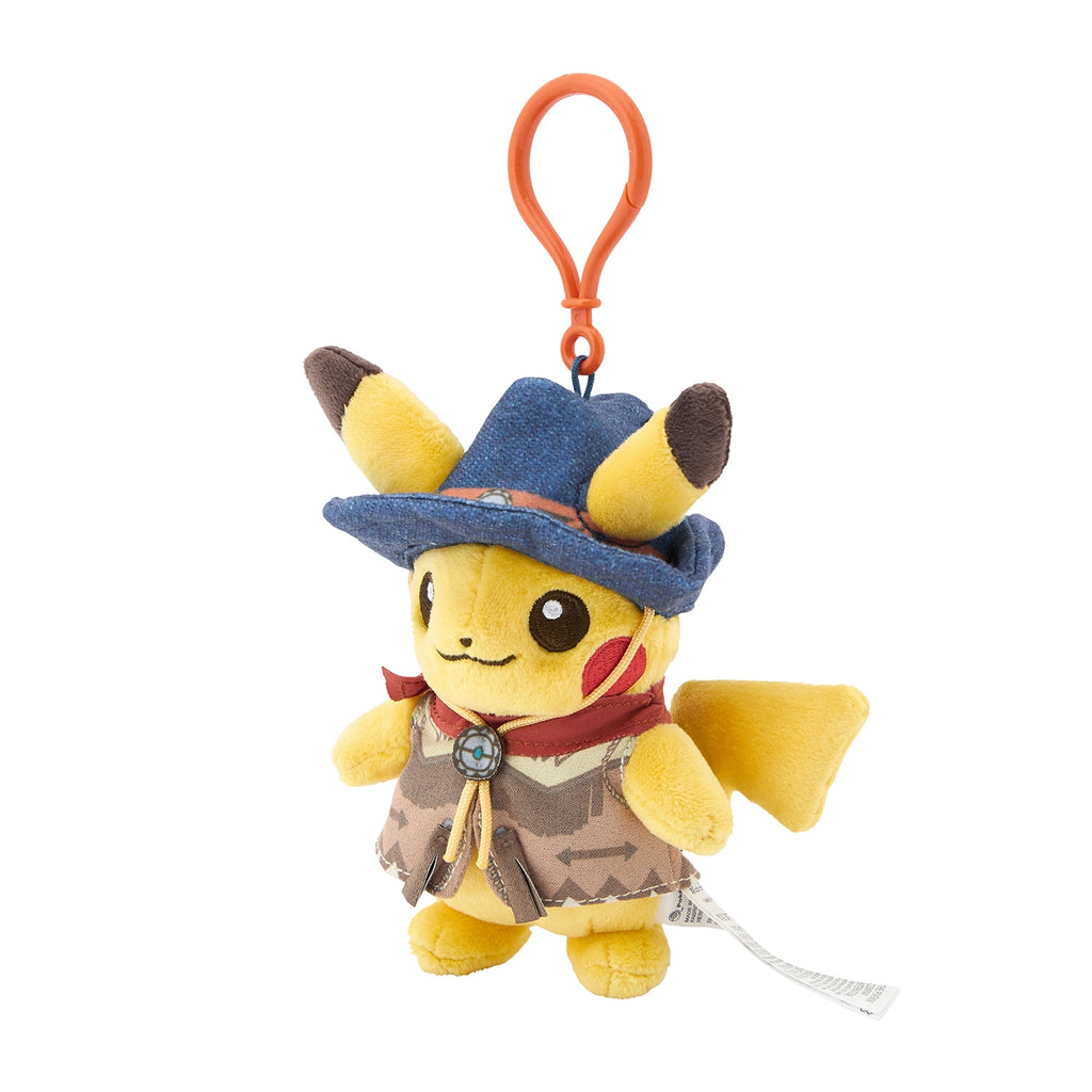 Pikachu Plush Keychain Run Run ! Desert Pokemon Center Japan 2025