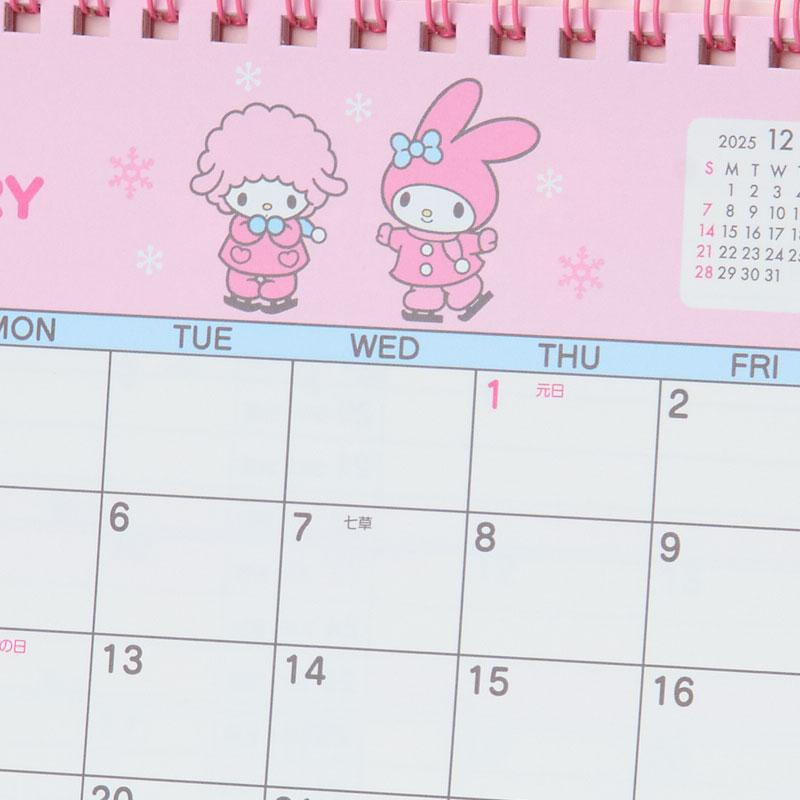 My Melody Ring Calendar Desktop 2026 Sanrio Japan