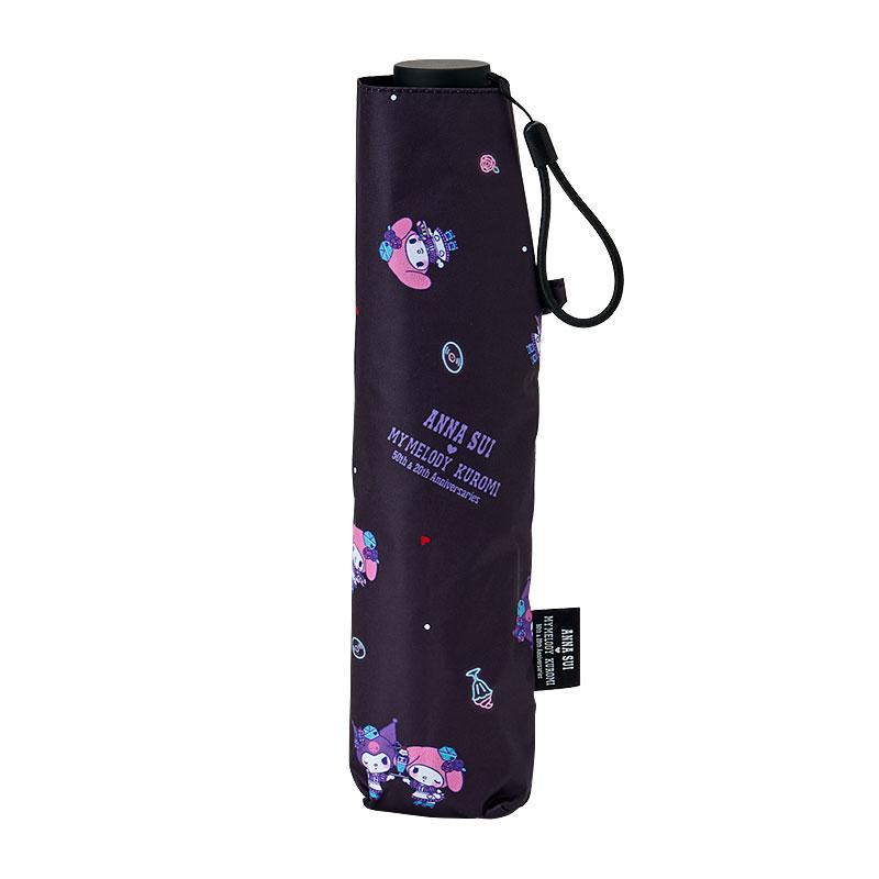 My Melody & Kuromi ANNA SUI Folding Umbrella Black Sanrio Japan 2025